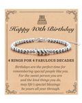 Shelucky 40th Birthday Gifts for Women, 40 Year Old Birthday Gifts Women Bracelet Forty 40 ans Cadeau Femme