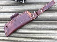 Perkin Amazing Value- Handmade Leather Sheath For hunting/Bushcraft Knife