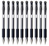 Uni-ball Signo Dx Um-151 Gel Ink Pen - 0.38 Mm - 10 Pcs - Black - Uni Mitsubishi Pencil