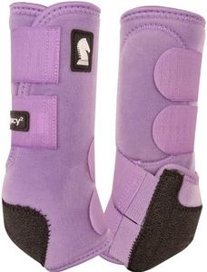 Classic Equine Legacy2 Hind Support Boots, Lavender, Medium