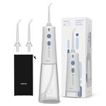 Caresmith Ace Cordless Flosser for Teeth | 5 Mode Water Jet Settings | 300 ML Water Tank | IPX7 Waterproof Dental Floss teeth Cleaner | Power Flosser for Teeth Oral Care