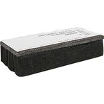 Chalkboard Eraser, Noiseless, Dustless, Black