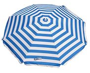 Shelta Australia 180 cm Beach Umbrella Noosa, Blue and white striped