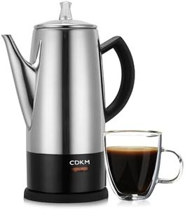 CDKM 12-Cup Stainless steel Electric Percolator Coffee Maker (1800ml)