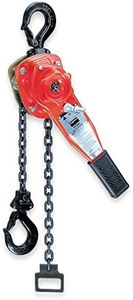 Dayton 4ZX44 Hoist, Chain, 3/4T, 10Ft Lift, Rated 33Lb