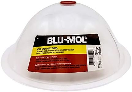 Disston E0215000 Blu-Mol RemGrit Collapsible Hole Saw Accessories Dust Bowl, for Installing Recessed Lights and Works With All Hole Saws