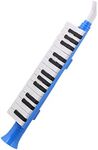 Yibuy 27 Keys Melodica Mouth Organ Wind Piano QM27A Black White Keyboard for Kids