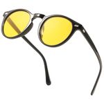 IGnaef Polarized Night Vision Glasses Anti Glare for Men Women Yellow Nighttime Driving Glasses CIF576