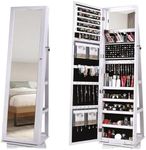 SDHYL Rotating Jewelry Cabinet with