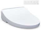 TOTO® WASHLET® KS5 Electronic Bidet Toilet Seat with Instantaneous Water Heating, Self-Cleaning Wand and Heated Seat, Elongated, Cotton White - SW3216#01