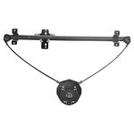 TRQ Manual Window Regulator Left Driver Side for Chevy Tracker Geo Tracker Pontiac SunRunner Suzuki Sidekick