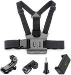 Phone Chest Mount, Adjustable Chest Strap Holder for Gopro, Harness Strap Mount Universal Cell Phone Clip Chest Vest Mount for Action Camera Filming or Photos