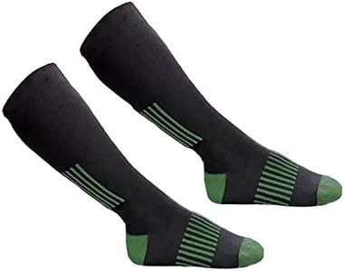 Vyoma ® Smart Compression Socks for Men & Women | Unisex Knee High Running Socks for Travel Athletic Nurse | Medical Improved, Blood Circulation | Pain Relief & Travel Swelling Lags Compression Socks (1 Pair of Socks)