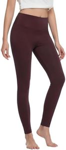 WiWi Women's Leggings Thermal Warm Underwear Pants Soft Long Johns Viscose from Bamboo Baselayer Pant for Winter S-XXL,Deep Coffee,Large