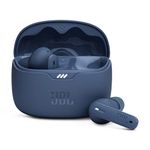 JBL Tune Beam Earphones, Bluetooth and Wireless, Water Resistant and Noise Cancelling with up to 48 Hours Battery Life, in Blue