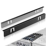 316 Stainless Steel Stove Gap Covers, Stove Trim Kit, Stove to Counter Filler That Won't Melt Like Silicone or Corrode Away With Salt Like 304 Stainless Steel and Aluminum (25inch, Silver)