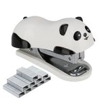 Cute Mini Desktop Stapler Office/Home Stapler Comes with a Box of Staples Nicht Mit Heftklammern panda