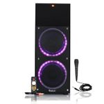 Bencley Black Diamond Double Woofer Tower Speakers/Multimedia Speaker/Home Theater/Bluetooth Speaker with Bluetooth, MIC, FM, USB RCA Aux Support