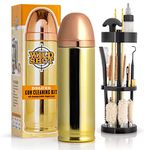 Wild Shot 50pc Deluxe Gun Cleaning Kit in Bullet-Shaped Case (Aluminum Shell)