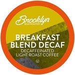 Brooklyn Beans Breakfast Blend Decaf Coffee Pods, Compatible with 2.0 K-Cup Brewers, 40 Count