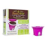 Perfect Pod Cafe Filters & Cup Reusable Coffee Pod Starter Pack - Compatible with Keurig and Select Single Cup Coffee Machines