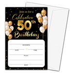 Invitation Card For 50th Birthday