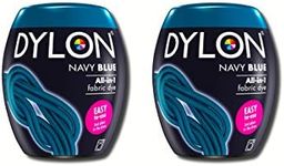 Dylon New 350g Navy Blue Machine Dye Pod 2 Pack