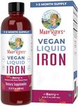 MaryRuth Organics, Liquid Iron, Vegan Liquid Iron, 450ml, Vegetarian, Gluten-Free, Soy-Free, Non-GMO