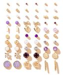 Shining Diva Fashion 30 Pairs Earrings Combo Set Latest Stylish Crystal Pearl Earrings for Women and Girls (14774er)