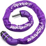 Sportneer Bike Lock: 5 Digit Combin