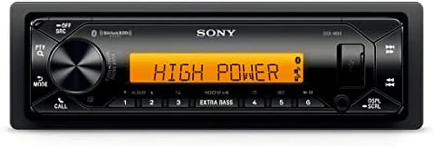 Sony DSX-M80 High Power 45W X 4 Rms Digital Media Receiver with Bluetooth and SiriusXM Ready