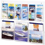 Safco Products Products Clear2c 3 Magazine and 6-Pamphlet Display (5666CL)