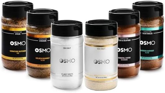 Osmo Seasonings and Sea Salt Bundle By Chef Nick DiGiovanni (Pack of 6)