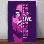 Good Hope Paper Bob Marley Poster, Multicolor for Room & Office (13 Inch X 19 Inch, Rolled) Multi color