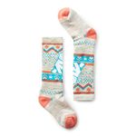 Smartwool Wintersport Full Cushion Polar Bear Pattern OTC Sock - Youth Ash Medium