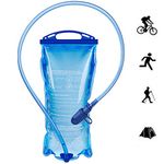 Hydration Bladder 2L Water Bladder BPA Free, 7Inch Large Opening Water Reservoir, Leak Proof Military Water Storage Bladder Bag for Cycling Hiking Camping Biking Running