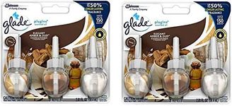 PlugIns Scented Oil Air Freshener Refill, Elegant Amber & Oud, 3 ct, 2.01 oz - 2 Pack