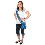 Beistle Winner Satin Sash, 33-Inch by 4-Inch