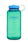 Nalgene Water Bottle - Lightweight Sustain Tritan BPA-Free Shatterproof Bottle for Backpacking, Hiking, Gym, 32 OZ, Wide Mouth, Pastel Green