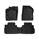 MAXLINER A0173/B0173 Floor Mats for Nissan Murano, 2015-2017 2 Row Set, Black