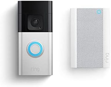 All-new Ring Battery Doorbell Plus | Head-to-Toe HD+ Video, motion detection & alerts, and Two-Way Talk (2023 release) with Ring Chime Pro