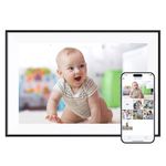 Dragon Touch Digital Picture Frame - WiFi 10.1 inch IPS Touch Screen Digital Photo Frame Display, 32GB Storage, Auto-Rotate, Share Photos via App-Black Border