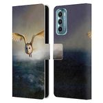 Head Case Designs Officially Licensed Simone Gatterwe Barn Owl Animals 2 Leather Book Wallet Case Cover Compatible with Motorola Moto G Stylus 5G (2022)