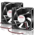 Wathai DC Brushless Cooling Fan 80mm 80x25mm 24V Heatsink Cooler Radiator Fans 2 Pack