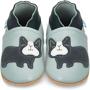 Crawling Shoes Baby First Walking Shoes Girls Boys Slippers Baby Shoes Baby Shoes Soft Leather with Suede Soles Leather Shoes Toddler 0-6 Months 6-12 Months 12-18 Months 18-24 Months 2-3Y, grey