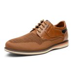 Bruno Marc Men's Casual Dress Shoes, Brown-2, 11