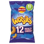 Walkers Wotsits Really Cheesy Multipack Snacks, 12x16.5g