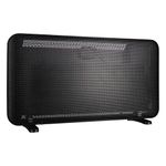 TCP 2000W 2-in-1 Convection and Infrared Panel Heater Black, Fast Heating, Slim Design, Digital Thermostat, 24 Hour Timer, Weekly Programming, Quiet Operation, Wall Mounted or Freestanding