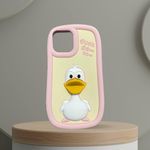 ZEROTO Back Case Cover Compatible for iPhone Duck 3D | Cute Fun Duck 3D Ball Silicone Case | Body Protection | Camera Protection | Shock Proof | Pack of 1