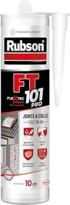 Rubson FT 101 Translucide, Mastic polymère de haute qualité pour joints, fissures, collages, Mastic étanche pour intérieur & extérieur, Mastic multi-matériaux, cartouche 280 ml